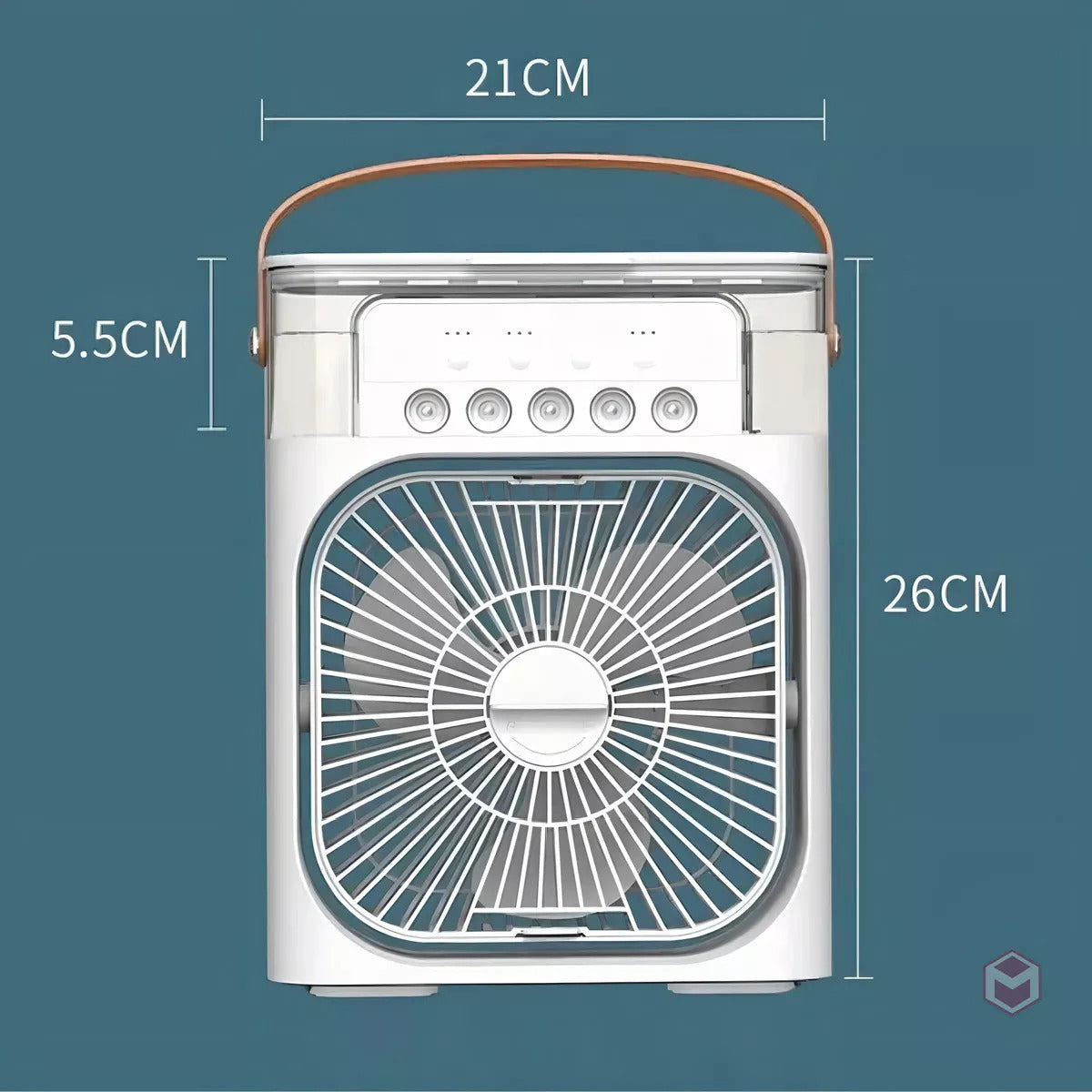 ❄️ Mini Ventilador con Aire Acondicionado
