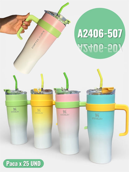 ✨ Termo Stanley Degradé 40 Oz (1.18L) – Estilo, Capacidad y Frescura Todo el Día ✨