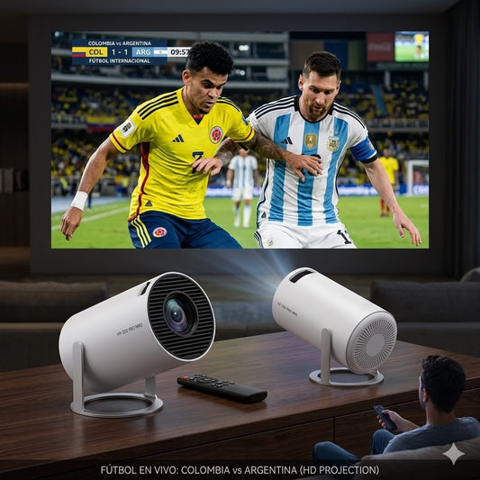 Proyector Smart Android HY300™ — Tu Smart TV Portátil 120" | Mundial 2026