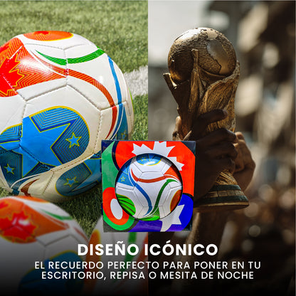 COMBO MUNDIALISTA - Balón + Trofeo Alcancía