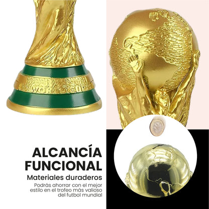 COMBO MUNDIALISTA - Balón + Trofeo Alcancía