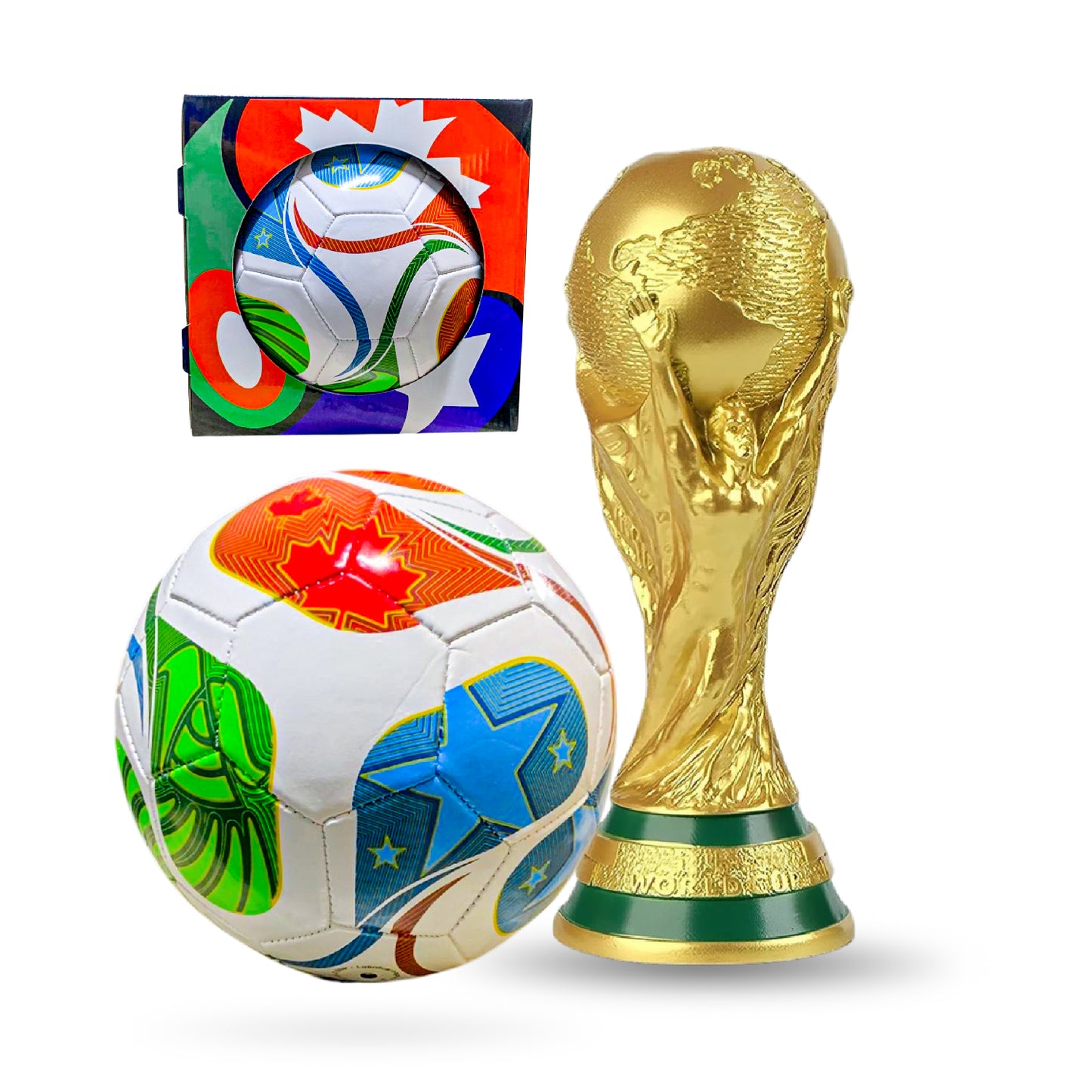 COMBO MUNDIALISTA - Balón + Trofeo Alcancía