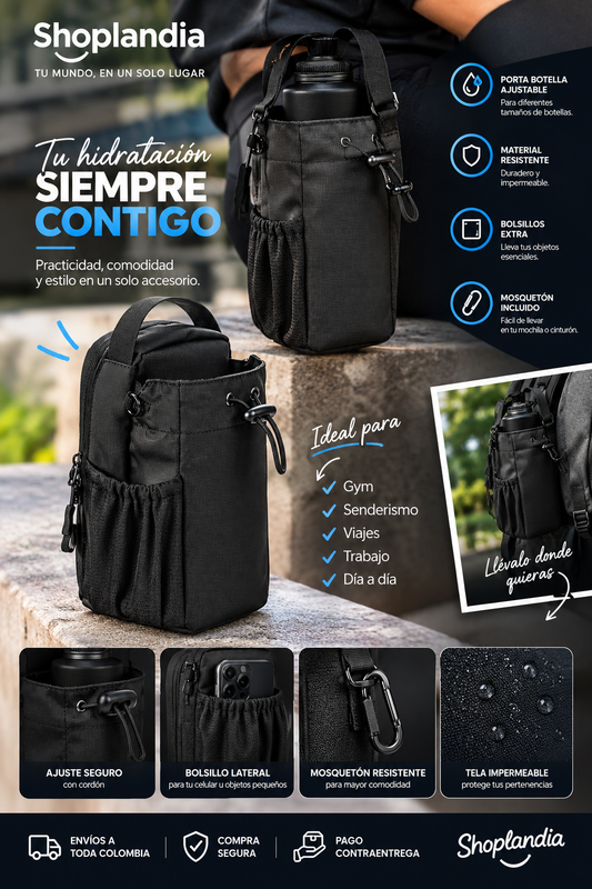BOLSO PORTA TERMO MULTIFUNCIONAL GIMNASIO