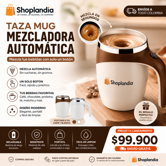 ☕ Taza Mug Mezcladora Automática