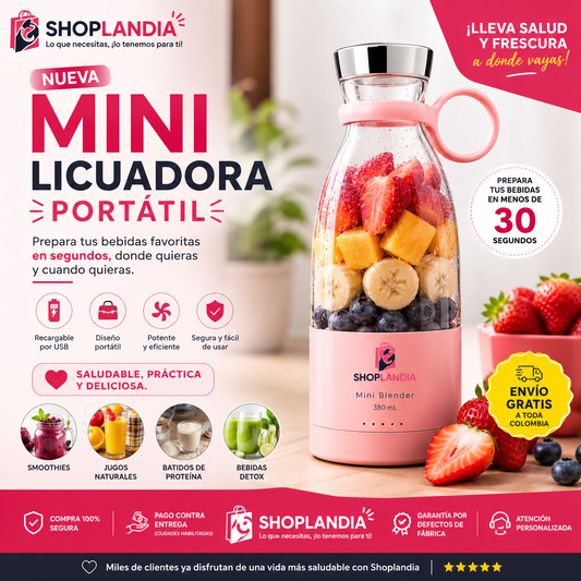 ✨ Mini Licuadora Portátil Recargable