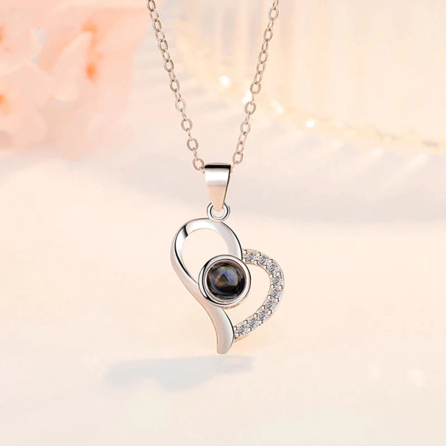 💖 Collar Corazón “Te Amo” en 100 Idiomas