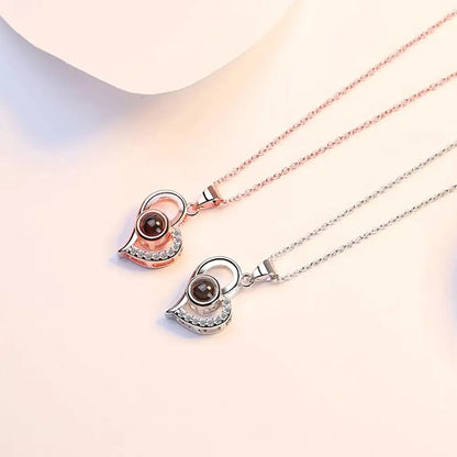 💖 Collar Corazón “Te Amo” en 100 Idiomas
