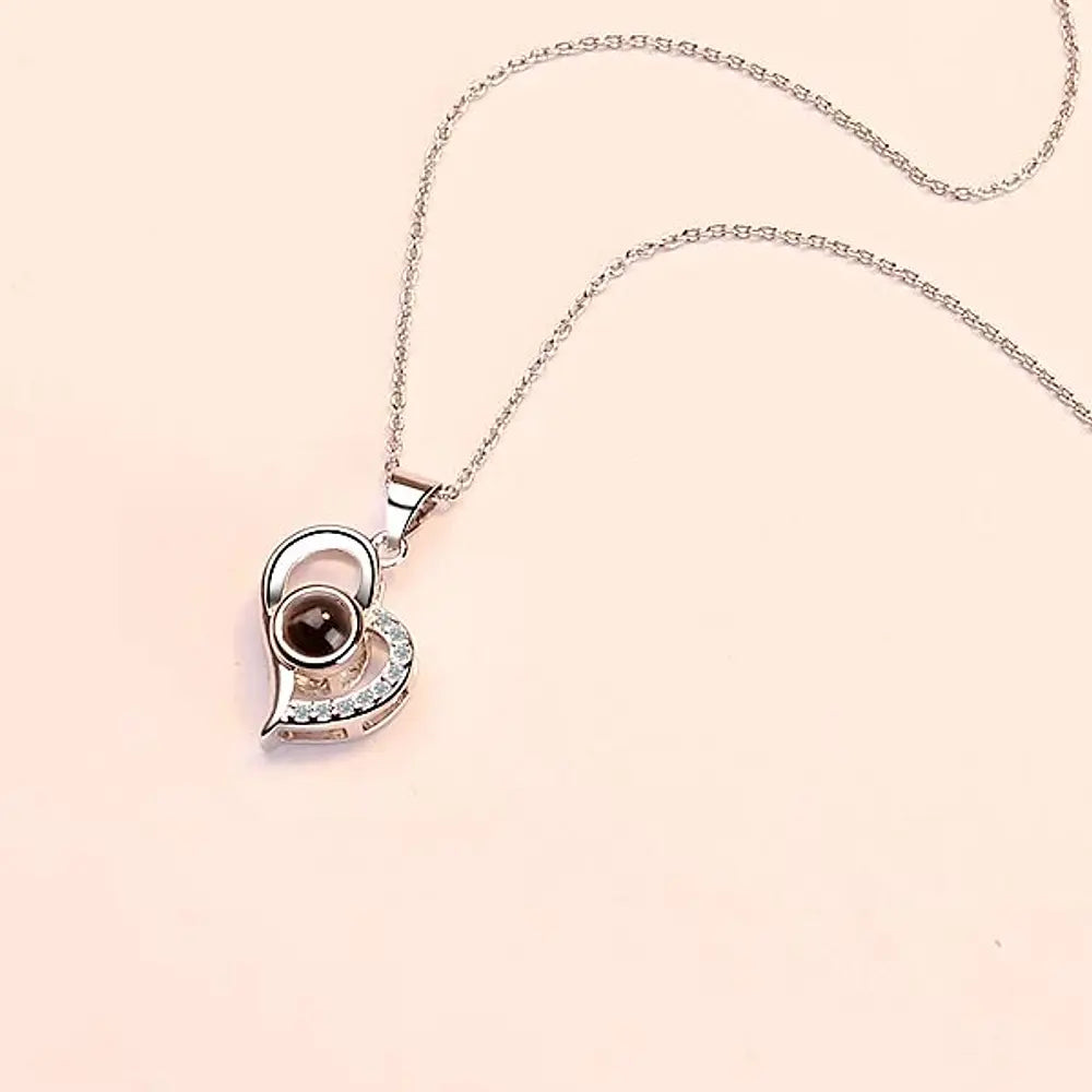 💖 Collar Corazón “Te Amo” en 100 Idiomas