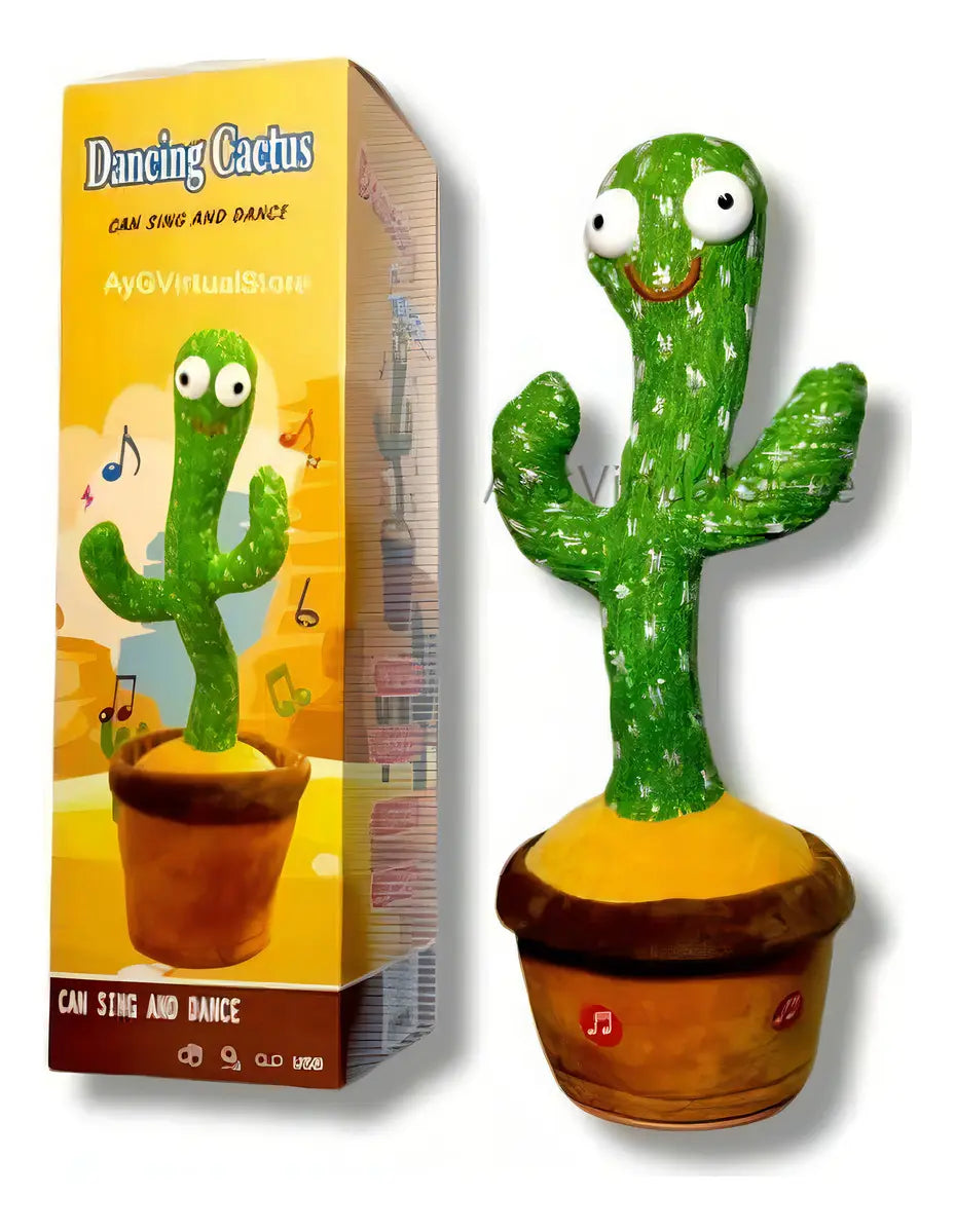 Cactus Interactivo que Habla, Baila y Canta | Juguete para Bebés