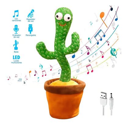 Cactus Interactivo que Habla, Baila y Canta | Juguete para Bebés
