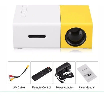 Mini proyector portátil 4K. Llega a tu casa antes del primer partido.