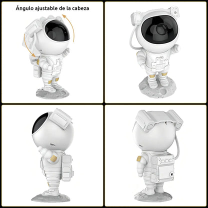 Proyector Astronauta Galaxia - Convierte el Techo en una Galaxia y Duerme a tu Bebé en Minutos