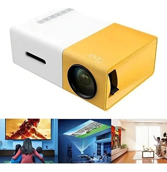 Mini proyector portátil 4K. Llega a tu casa antes del primer partido.