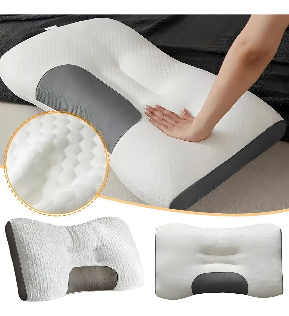 Almohadas Cervicales Premium Combo 2x1 - Descanso Total
