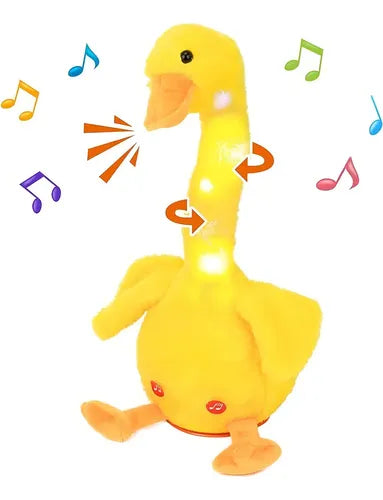 🐥 PATO INTERACTIVO QUE REPITE Y BAILA