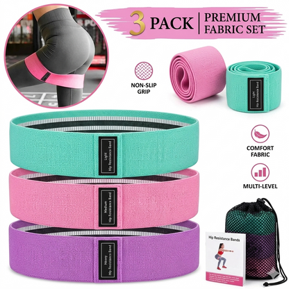 Kit de Bandas de Resistencia Premium | Glúteos y Piernas