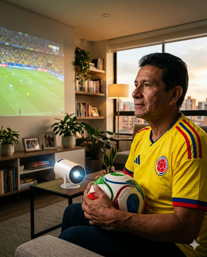 Kit Mundialista 2026 · Proyector + Camiseta + Balón