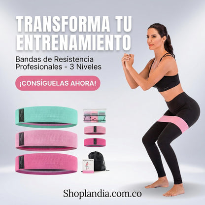 Kit de Bandas de Resistencia Premium | Glúteos y Piernas