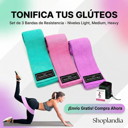 Kit de Bandas de Resistencia Premium | Glúteos y Piernas