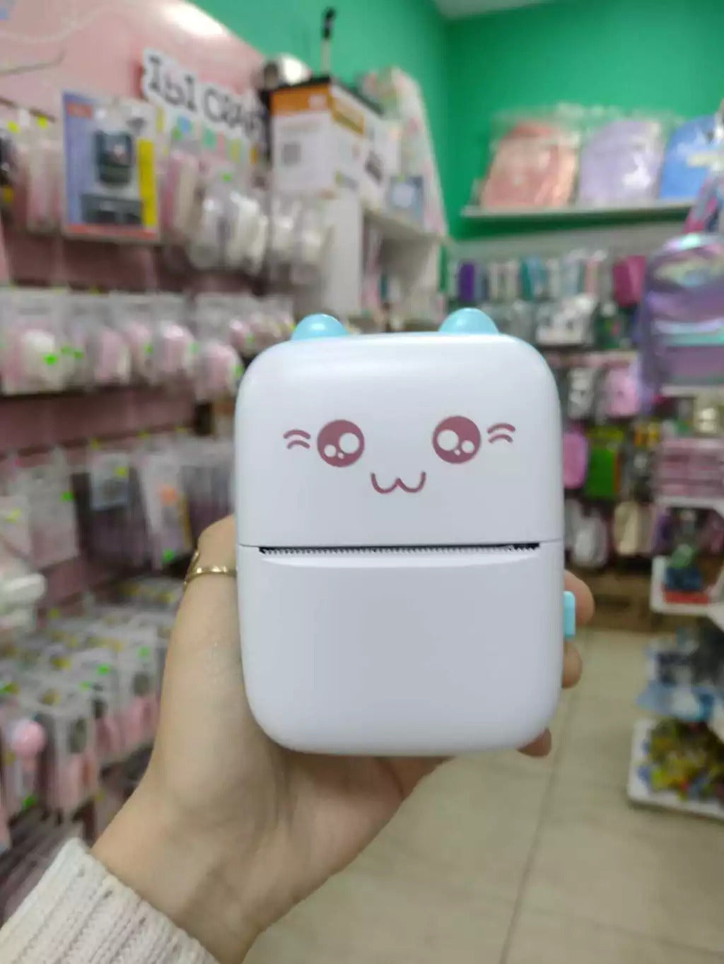 Mini Impresora Inalámbrica Bluetooth Térmica Portátil + 10 Rollos de Papel + Marcadores