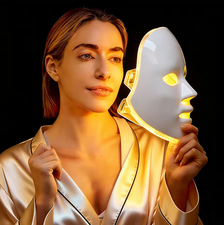 💆‍♀️ Máscara Facial LED Rejuvenecedora