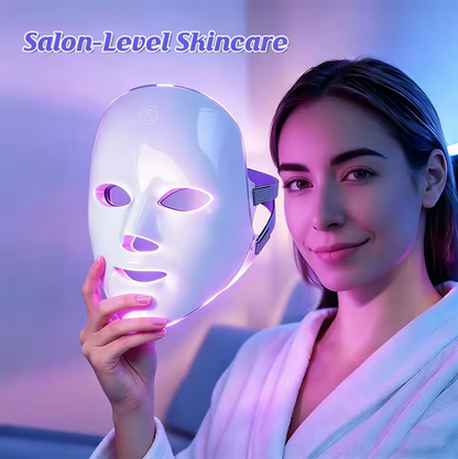 💆‍♀️ Máscara Facial LED Rejuvenecedora