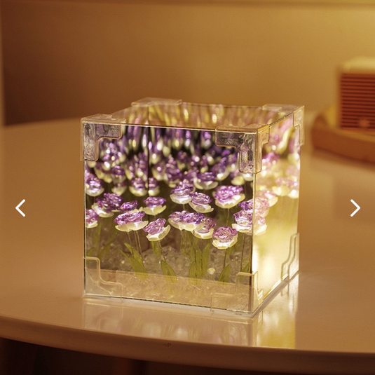 LÁMPARA DE CUBO INFINITO — UN PEQUEÑO UNIVERSO DE LUZ