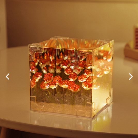 LÁMPARA DE CUBO INFINITO — UN PEQUEÑO UNIVERSO DE LUZ