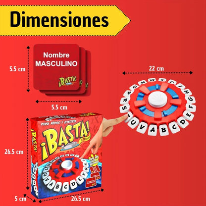 Juego de Mesa ¡Basta! – Piensa Rápido y Gana