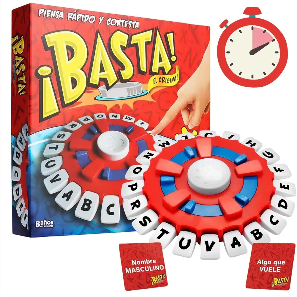Juego de Mesa ¡Basta! – Piensa Rápido y Gana