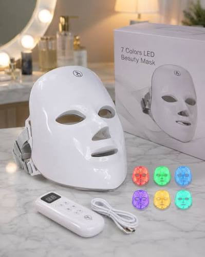 💆‍♀️ Máscara Facial LED Rejuvenecedora