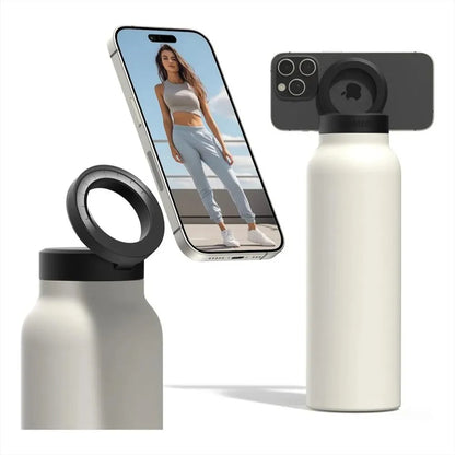 Termo Magnético 2 en 1 con Soporte 360° para Celular